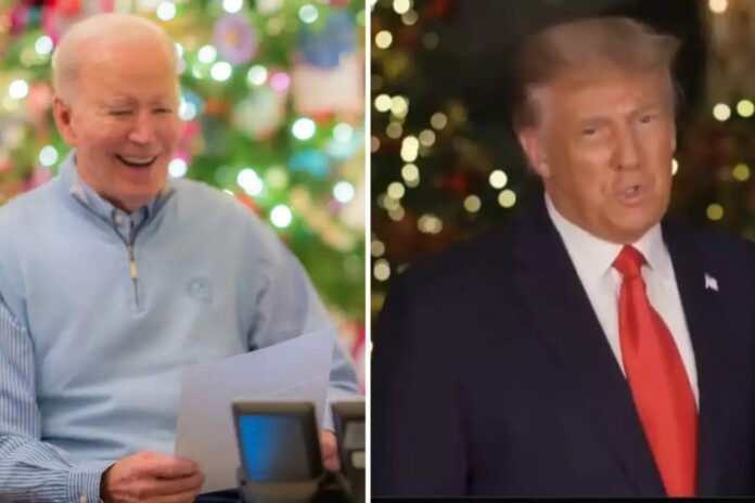 Christmas Greetings from Biden and Trump: A Tale of Two Messages