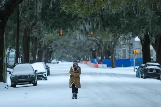 Breathtaking Winter Weather in the Southeast U.S