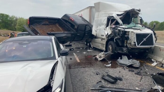 Drivers Injured in Crash Involving Semi and Snow Plow on I-380 in Johnson County