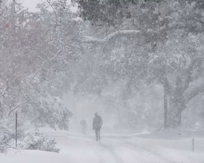 Fierce Storm Brings Rare Snow to Houston and New Orleans