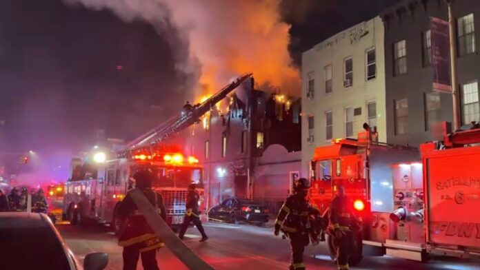 Fire Tears Through Williamsburg Buildings, Injuring 4 and Displacing 10 Families