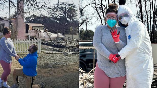 Love Amid the Ashes Man Finds Lost Engagement Ring in Wildfire Ruins