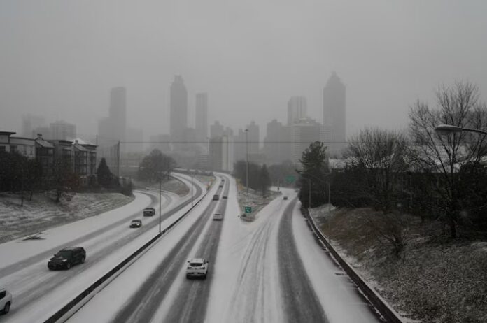 Record-Breaking Snowstorm Sweeps the South, Leaving 10 Dead