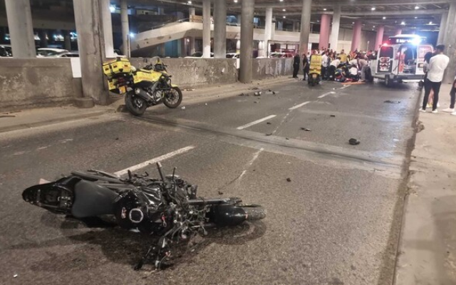 Two Motorcyclists Hit by Several Vehicles