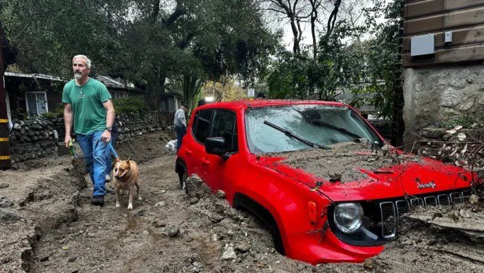 California Storm Chaos Floods Mudslides and a Rare Tornado Leave Destruction Behind