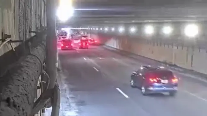 Concrete Chaos: Falling Debris Shuts Down Boston Tunnel, Damages Cars