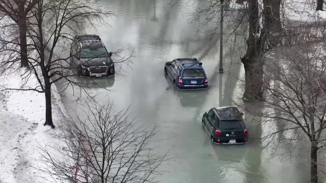 Frozen Chaos: Massive Water Main Break Turns Skokie Streets Into an Icy Disaster