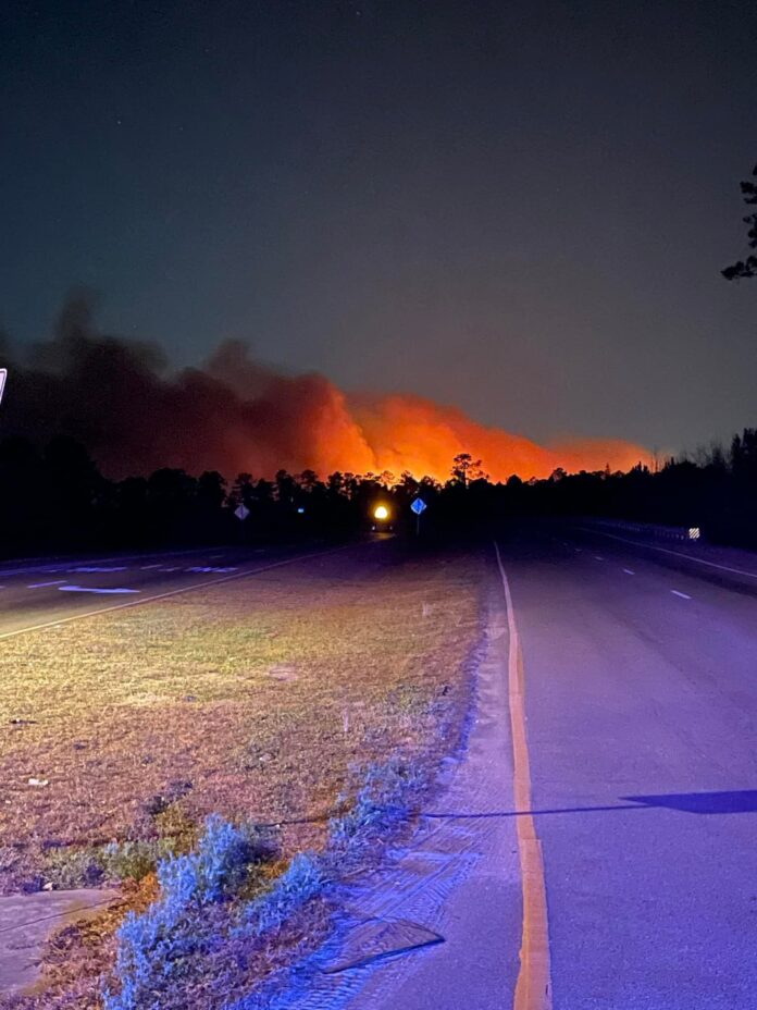 Violating Horry County Burn Ban Amid Wildfire Concerns