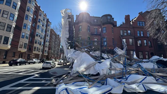 Wild Winds Send Boston Scaffolding Crashing Down — See the Shocking Aftermath